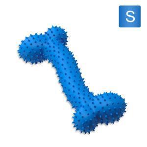 Hunde Spielzeug Knochen aus Gummi Blau, Größe S